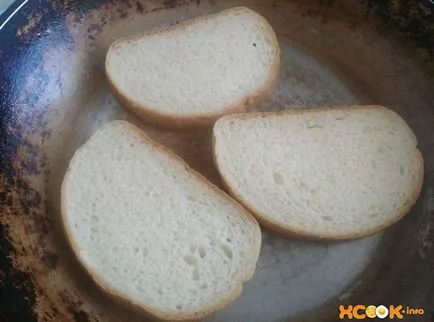 Toast cu branza pe o tigaie - reteta cu fotografii, cum să gătească pâine prăjită