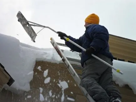 Tisztítás hó a tetőn, az enciklopédia épület youspec