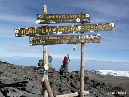 Hegymászás Kilimanjaro gazdaságos változat - rekreáció