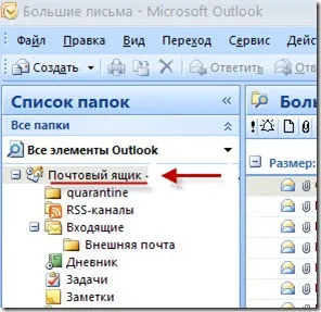 Toate scrisorile sunt eliminate, iar cutia poștală încă înghesuiți în MS Outlook, blog-