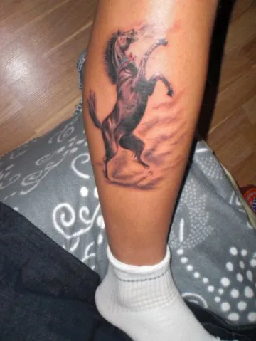 Az érték a ló karaktere a világon a tetoválás - lóháton, lovászok,