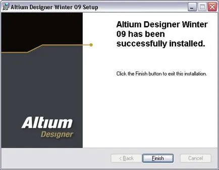 Instalarea de designer Altium