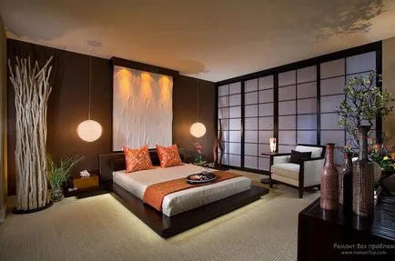 20 cele mai bune camere în stil japonez, ideile de design interior de est