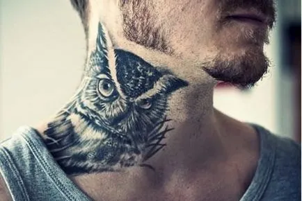 25 elegant tatuaj pe gât - tatuaje