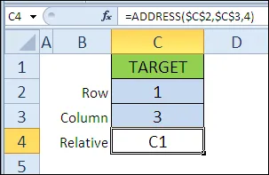 30 Funcții Excel în termen de 30 zile adresa (adresa)