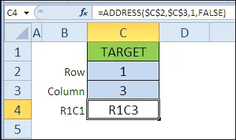 30 Funcții Excel în termen de 30 zile adresa (adresa)