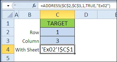 30 Funcții Excel în termen de 30 zile adresa (adresa)