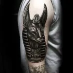 Valoarea tatuaj Anubis pentru bărbați și femei, schițe, fotografii