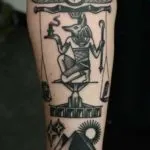 Valoarea tatuaj Anubis pentru bărbați și femei, schițe, fotografii