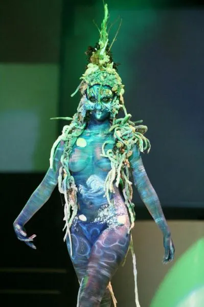 Bodypainting spectacol bodyspectra în Cape Town (jurnal online etoday)