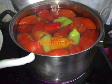 Blanch a paprika a téli - egy recept fotókkal otthon