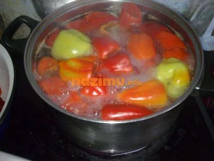 Blanch a paprika a téli - egy recept fotókkal otthon