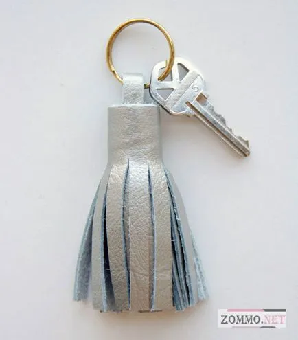 Keychain кожа - четка - практически стъпка майсторския клас на