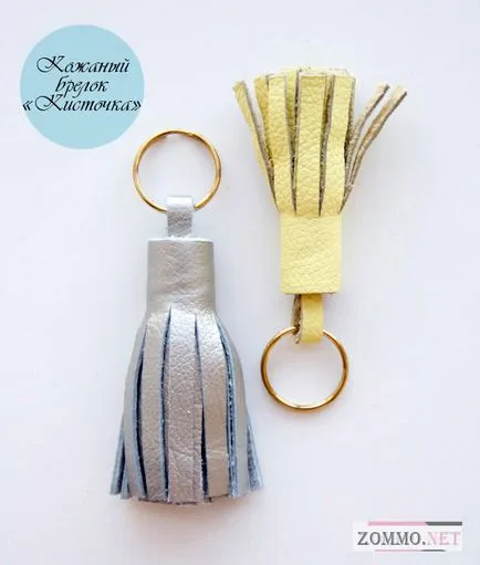 piele keychain - perie - clasa de master hands-pas