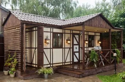 Cottage veranda (36 fénykép) video-telepítési utasításokat a kezüket, különösen kunyhók, konyhák,