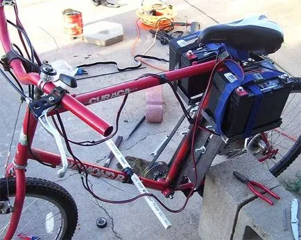 Instalarea unui motor electric pe bicicleta (prețul de emisiune de 100 $)