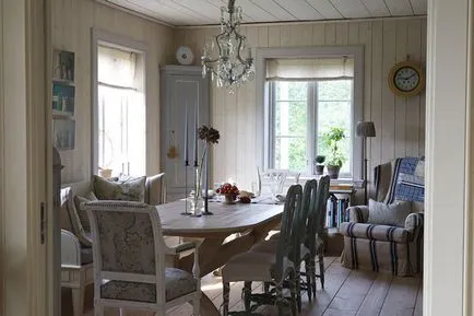 Casa de lemn în stil norvegian