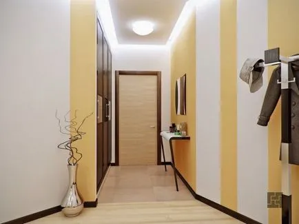 Дизайнът на един тесен коридор, изберете мебели, уреди за видео отразяване