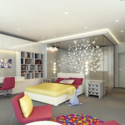 Design apartamentelor studio dormitor și design
