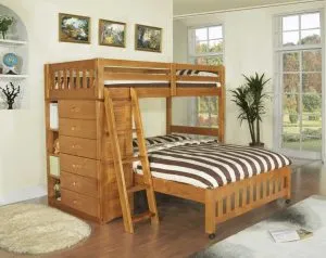 А двуетажно легло с диван на долния етаж за родителите как да направят правилния избор