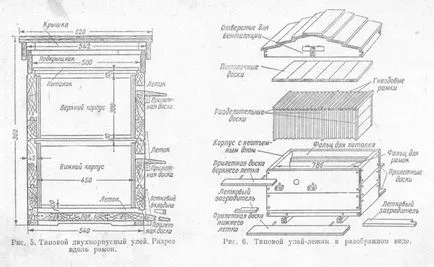 пчели Twin-съдържание производствени предимства и признаци на кошера