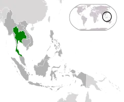 Къде е географското положение на Тайланд