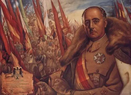 Generalissimo Francisco Franco - a diktátor Spanyol és a kormányzó caudillo (vezető) - Honvédségi Szemle