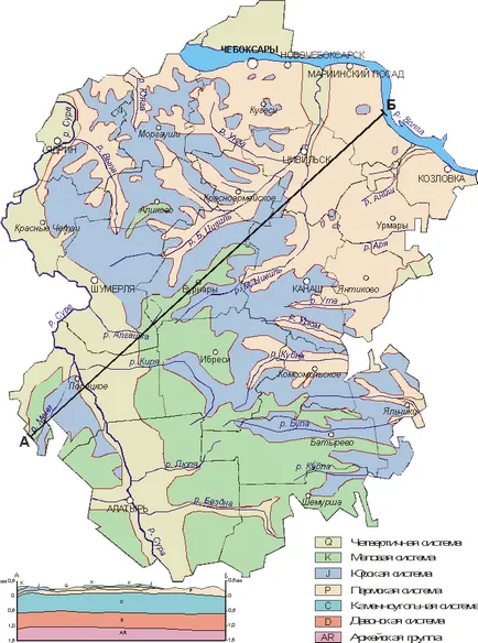 Poziția geografică a Republicii Ciuvașă