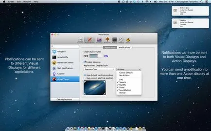 descărcare Growl gratuită Mac OS X, comentarii, recenzie