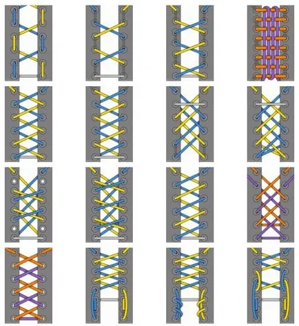 Какви са начините да се връзват връзките на обувките
