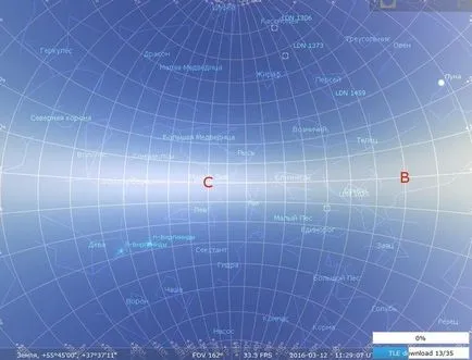 Cum de a naviga pe cer, explora constelațiile, găsi steaua sau planeta va Stellarium!