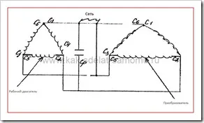 Hogyan lehet a három fázis egy egytengelyű traktor villanymotor és a kezét, a kezében -, hogyan