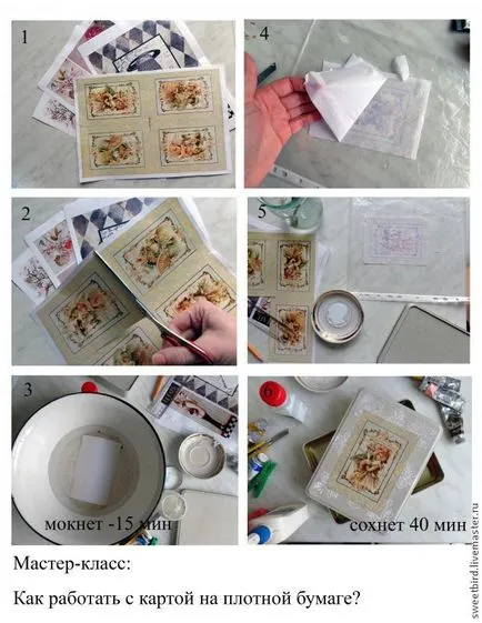 Hogyan működik a nyomtatás decoupage - Fair Masters - kézzel készített, kézzel készített