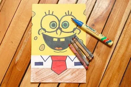 Hogyan készítsünk Spongya Bob out of the box alatt gabonafélék