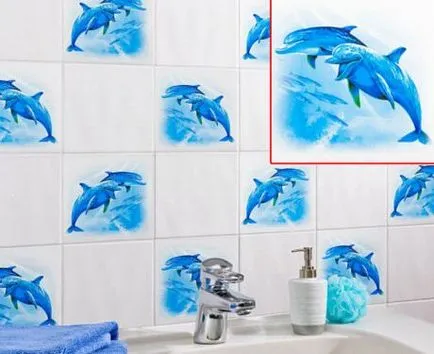 Как да украсят плочките в банята със собствените си ръце, с помощта на налични материали - лесно нещо