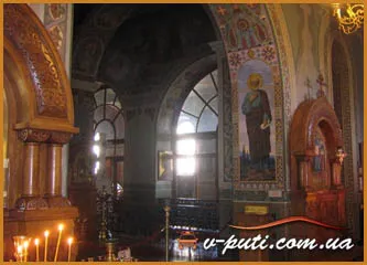 Vydubitsky Монастир в Киев Vydubychi манастир, как да стигна до Vydubychi манастир