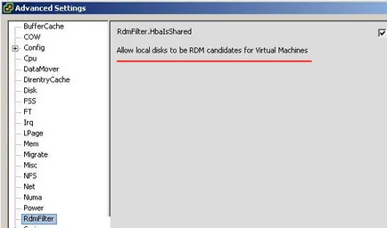 Virtualizáció - a kapcsolat a helyi SATA-meghajtók vmware ESXi szerver tároló RDM