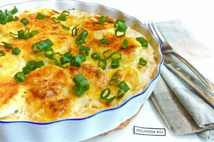 Burgonya - Dauphiné - lépésről lépésre recept, hogyan kell főzni fotókkal