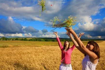 Imagini de om și natură