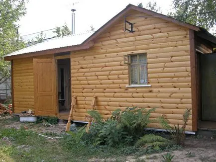 Frame fürdő jellemzői az építési, szakaszos telepítés, és a végeredmény fotókkal