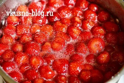 gem de căpșuni cu gelatină pentru iarna