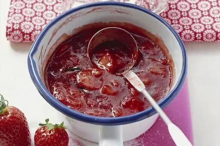 gem de căpșuni cu gelatină