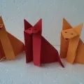 Кошница в техниката на оригами