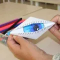 Kosár Az origami technikával