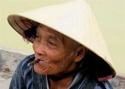 Kúpos kalapok Vietnamban