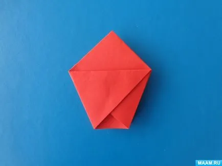 Kosár Az origami technikával