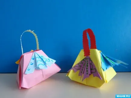 Basket în tehnica origami