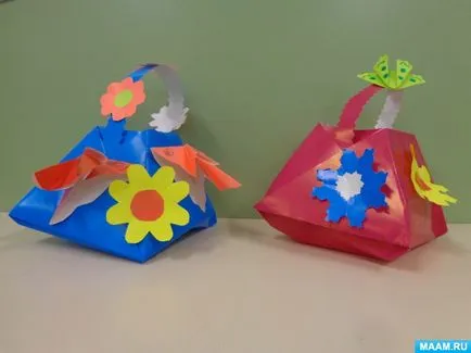 Basket în tehnica origami