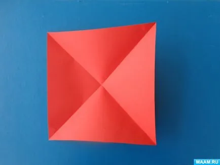 Kosár Az origami technikával