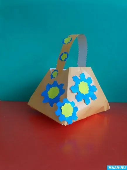 Кошница в техниката на оригами